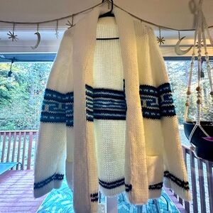 Hand knit vintage cardigan